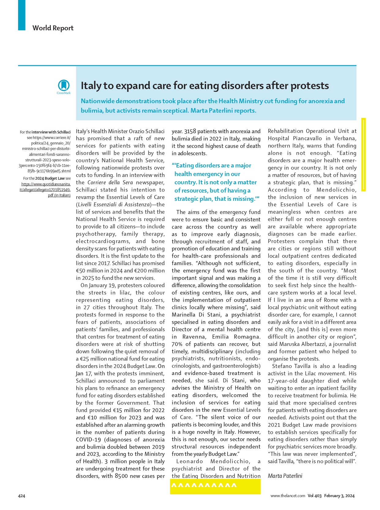 disturbi alimentari in italia fondi disturbi alimentari